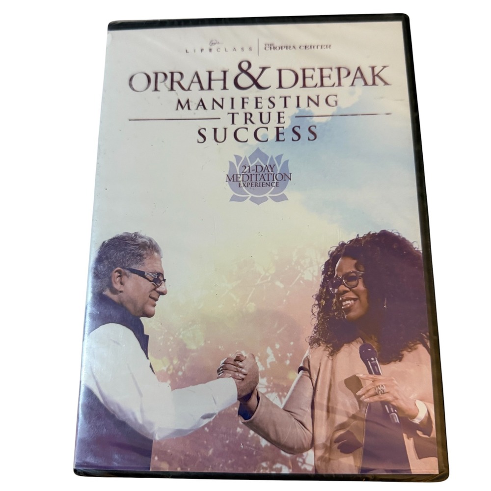 Oprah & Deepak Manifesting True Success 21-Day Meditation Experience DVD NEW